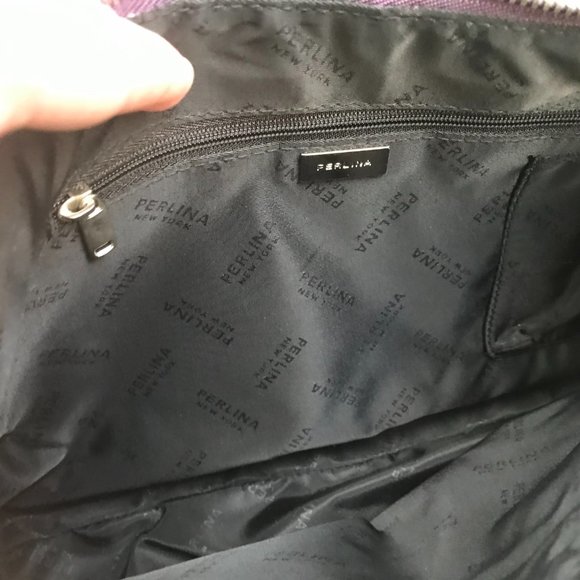 Perlina Deep Purple/Eggplant Leather Purse - Picture 4 of 5